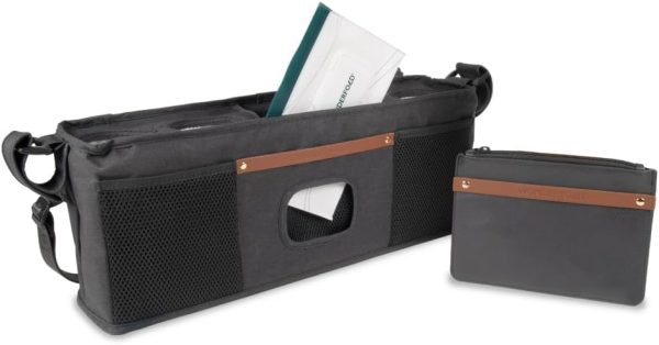 WonderFold Parent Console Stroller Organizer: Insulated Holders & Convenient Storage